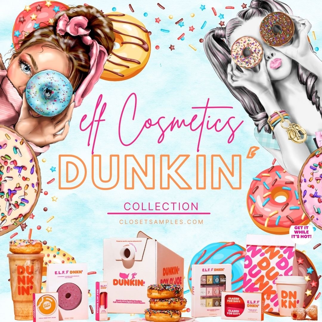 Check out the elf Cosmetics LIMITED EDITION Dunkin collection closetsamples
