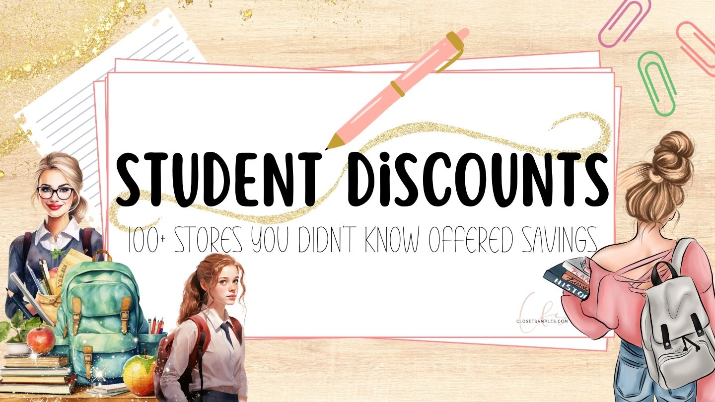 Student Discounts Galore: 100+ Stores You Didn't Know Offered Savings