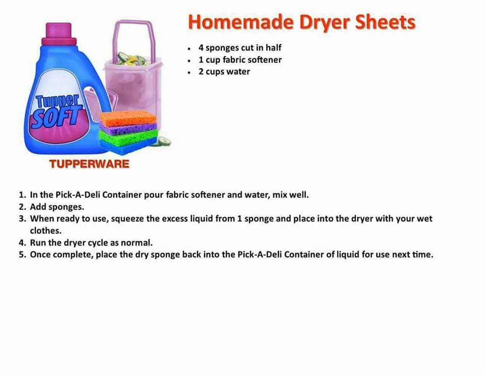 DIY Homemade Dryer Sheets