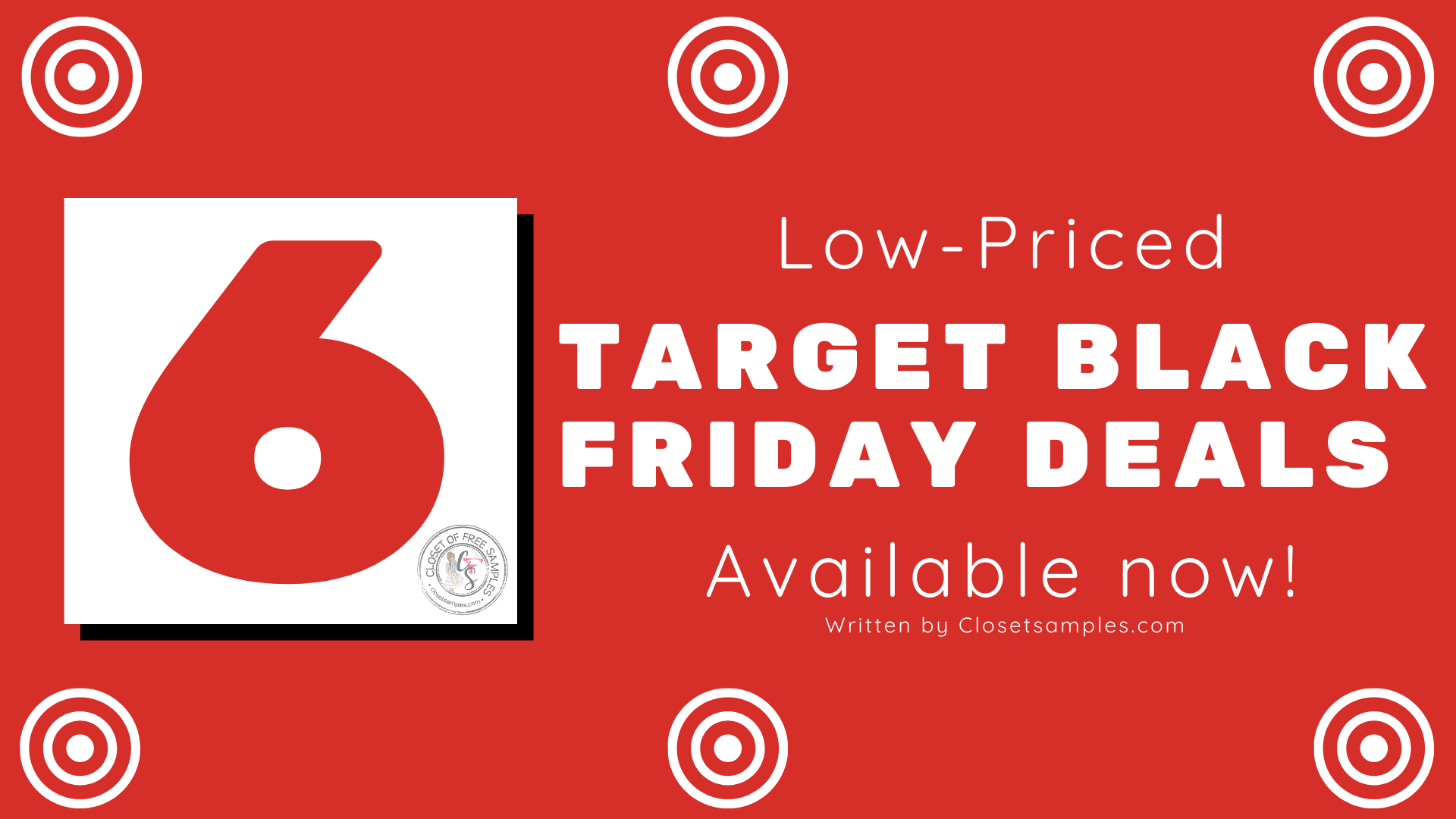 6 LOW-PRICED Target Black Frid...