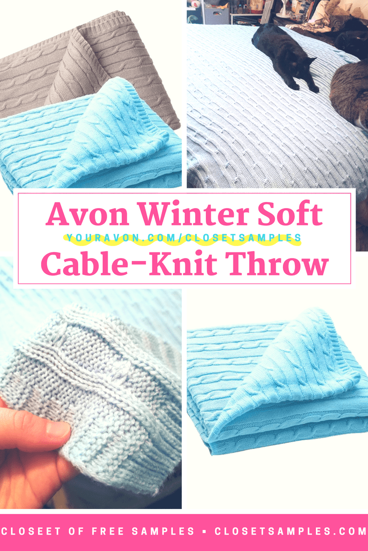 REVIEW: Avon Winter Soft Cable-Knit Throw