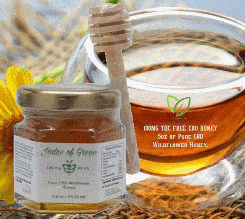 100mg THC Free CBD Honey from.