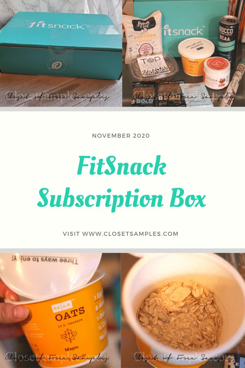 FitSnack Subscription Box Nove...