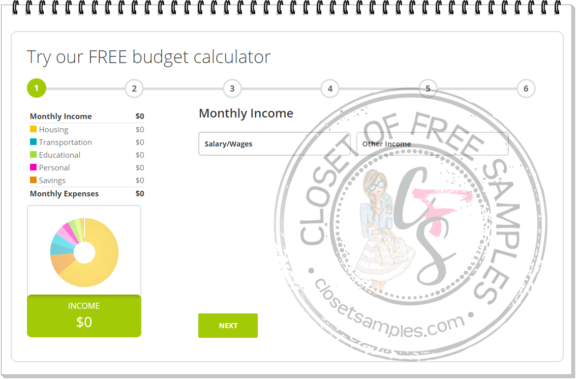 FREE Budget Calculator