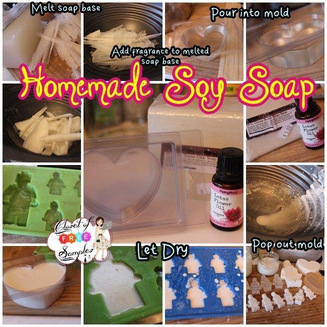DIY Homemade Soy Soap #PipingRock #Review