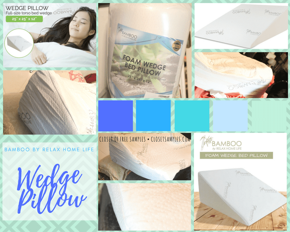 Relax Home Life - Foam Bed Wedge Bamboo Pillow #Review