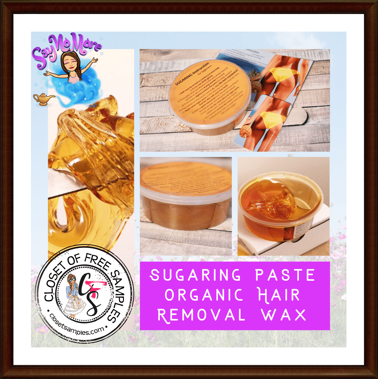 Sugaring Paste Organic Hair Re...