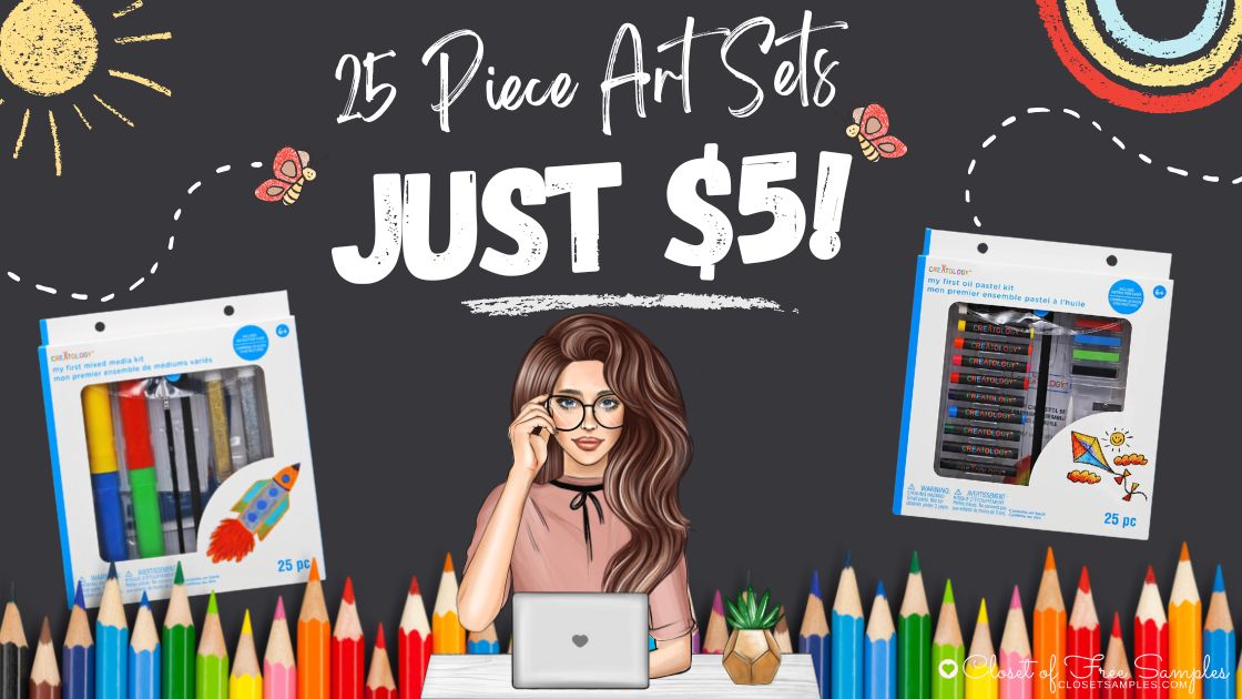25-Piece Art Sets $5 at Michae...