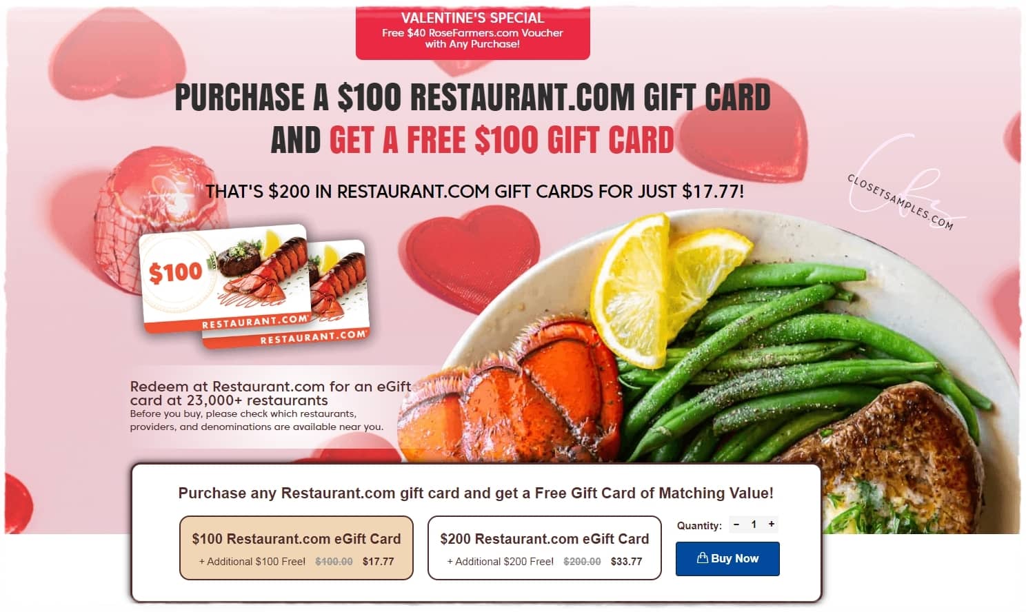 Get $200 in Restaurant.com Gif...