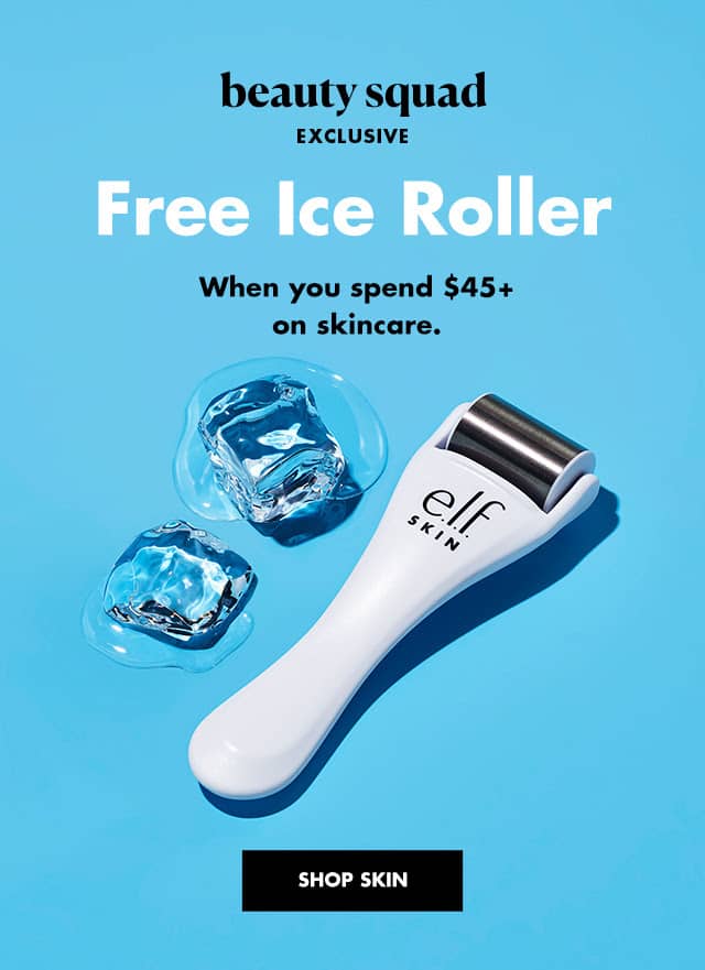 Join elf Skin cosmetics Beauty Squad Receive FREE Ice Roller closetsamples