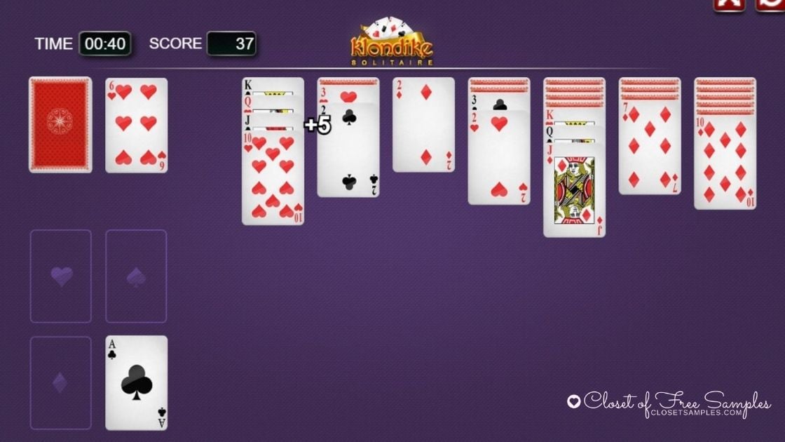Play FREE Online Solitaire Games Closetsamples 1