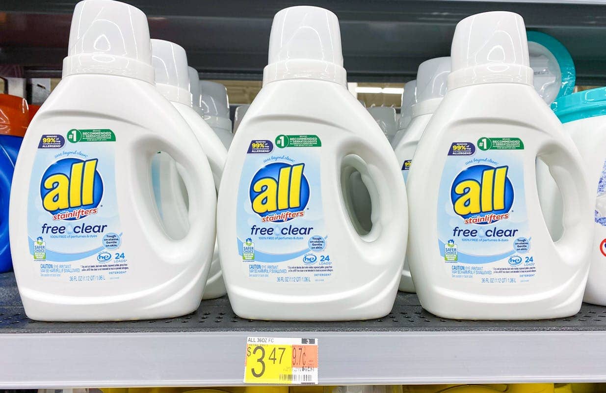 Stock Up on all Laundry Detergent Only 24 at Walmart closetsamples