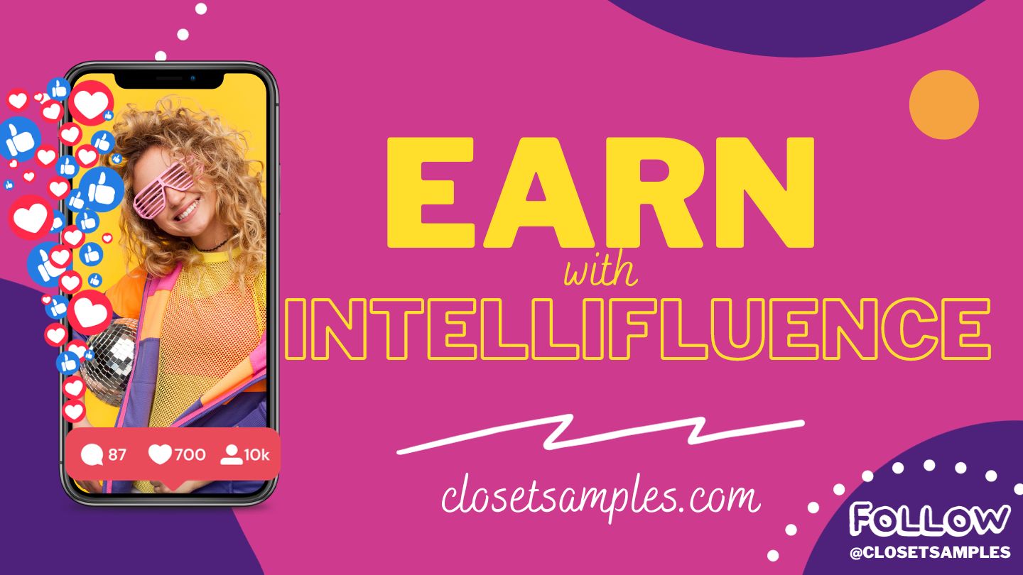 Earn Extra Cas with Intellifluence cosetsamples make money from home