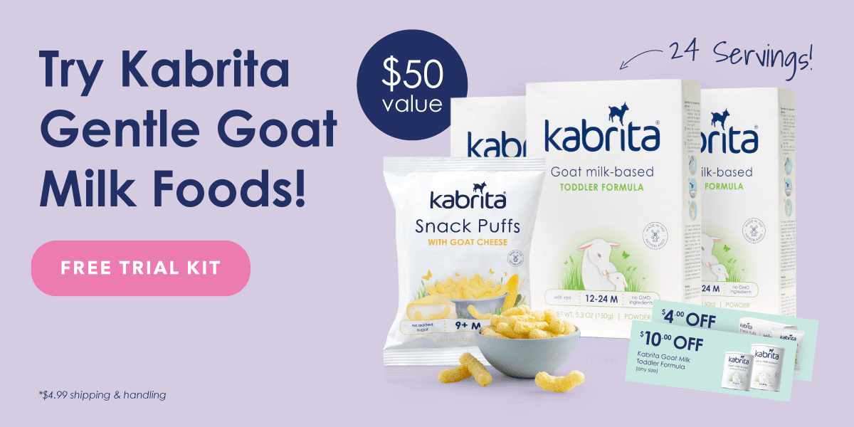 FREE Kabrita Gentle Goat Milk.