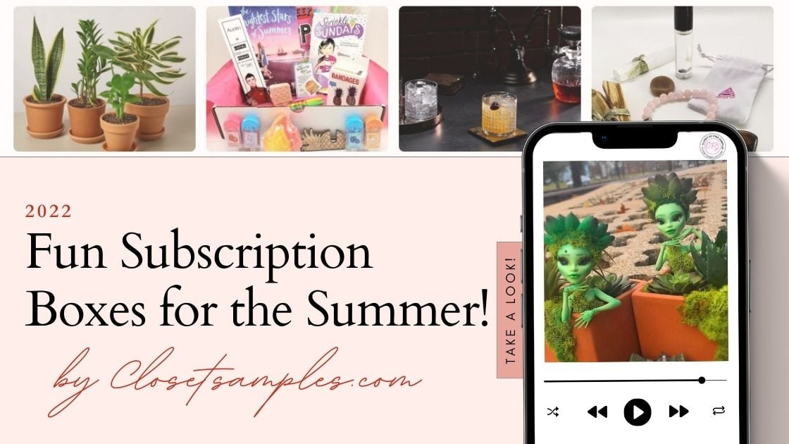 Fun Subscription Boxes for the Summer closetsamples