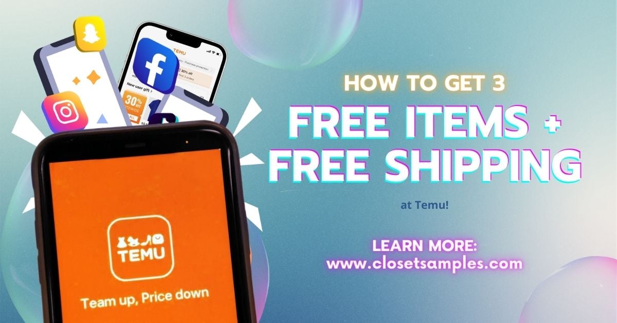 How to Get 3 FREE Items With Free Shipping At Temu