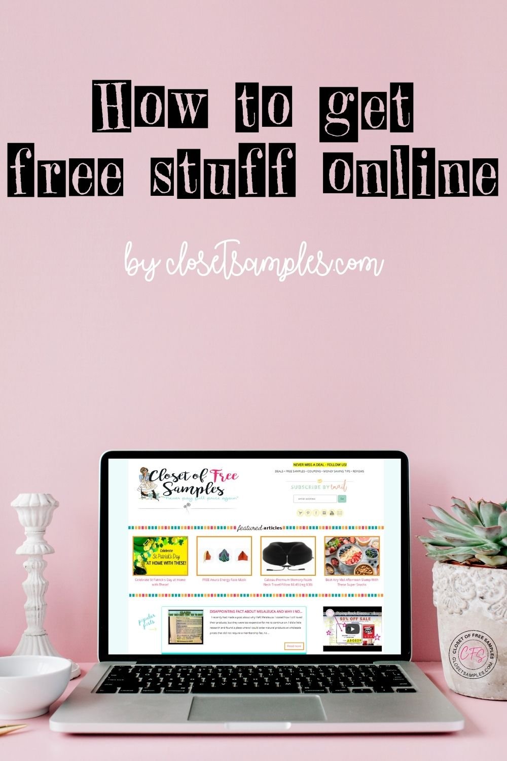 How to get free stuff online closetsamples Pinterest