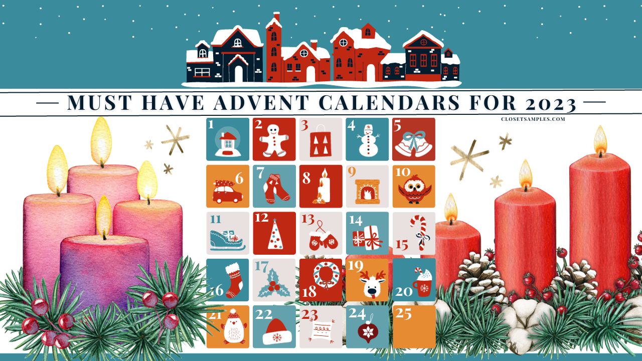 Must Have Advent Calendars for 2023 closetsamples