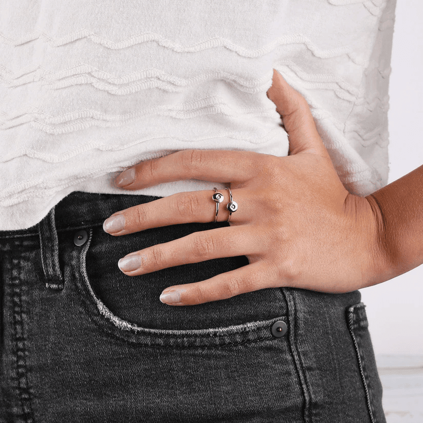 Proozy Calvin Klein Womens 2 Precious Rings closetsamples