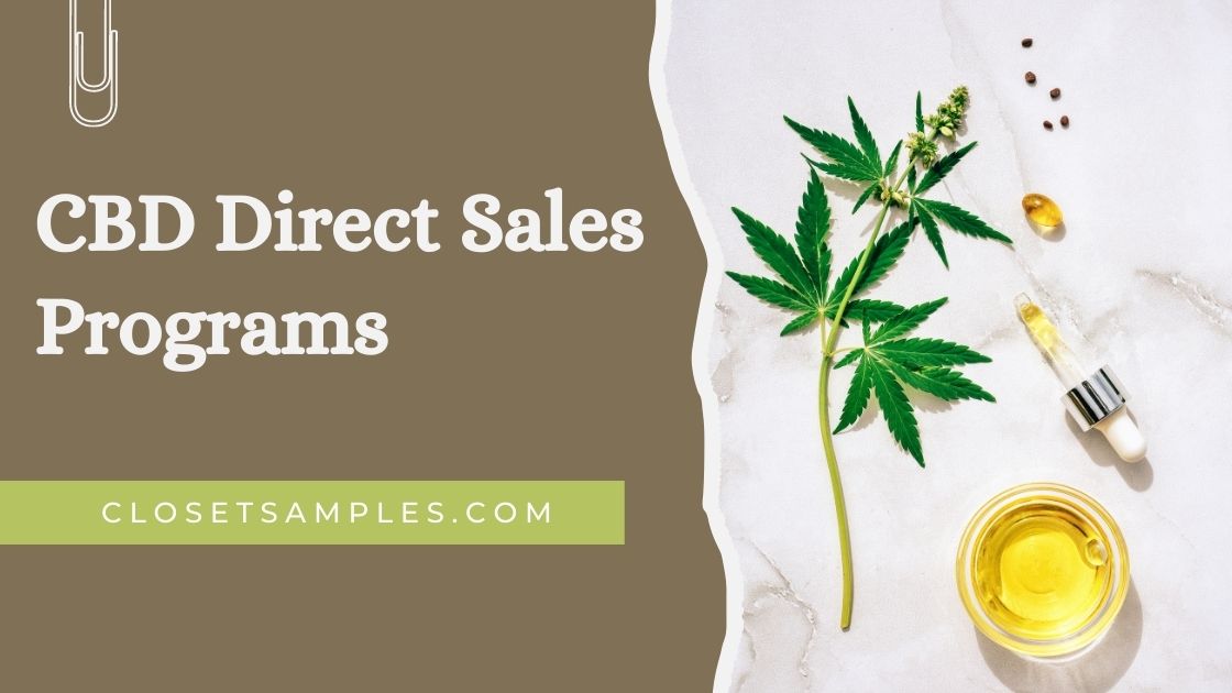 Sell CBD Oil from Home for FREE Closetsamples Direct Sales