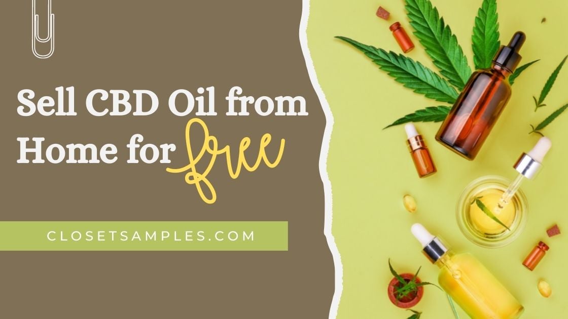 Sell CBD Oil from Home for FRE...