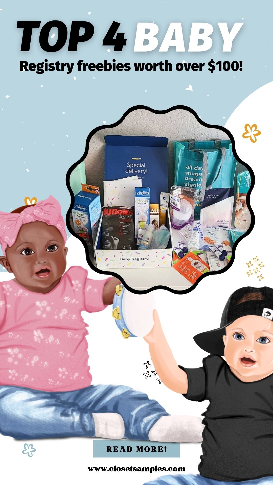 Top 4 Baby Registry Freebies worth Over 100 closetsamples Pinterest