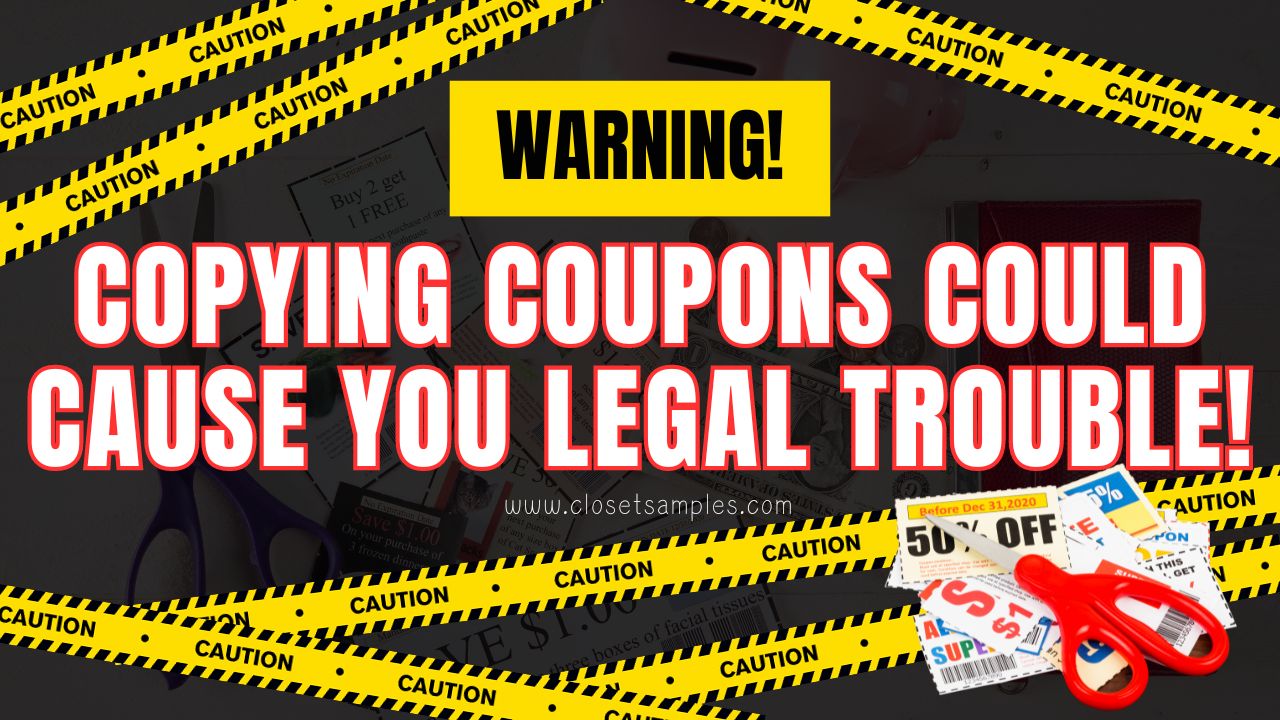 Warning: Copying Coupons Could...