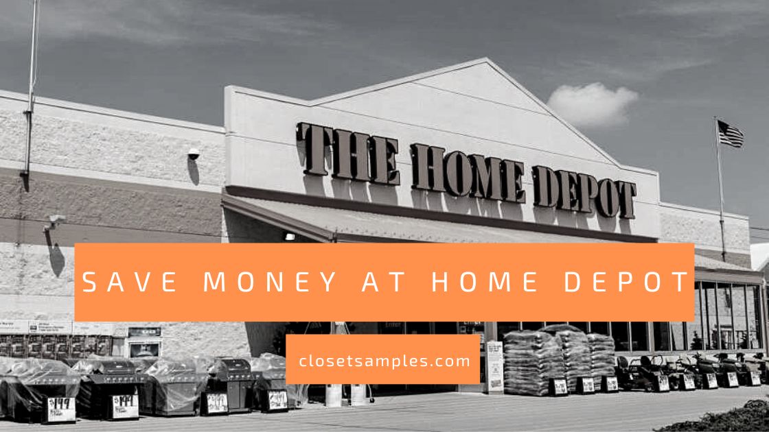 Ways To Save Money at Home Depot closetsamples