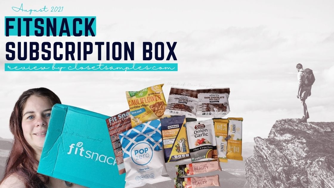FitSnack Subscription Box August 2021 Review closetsamples