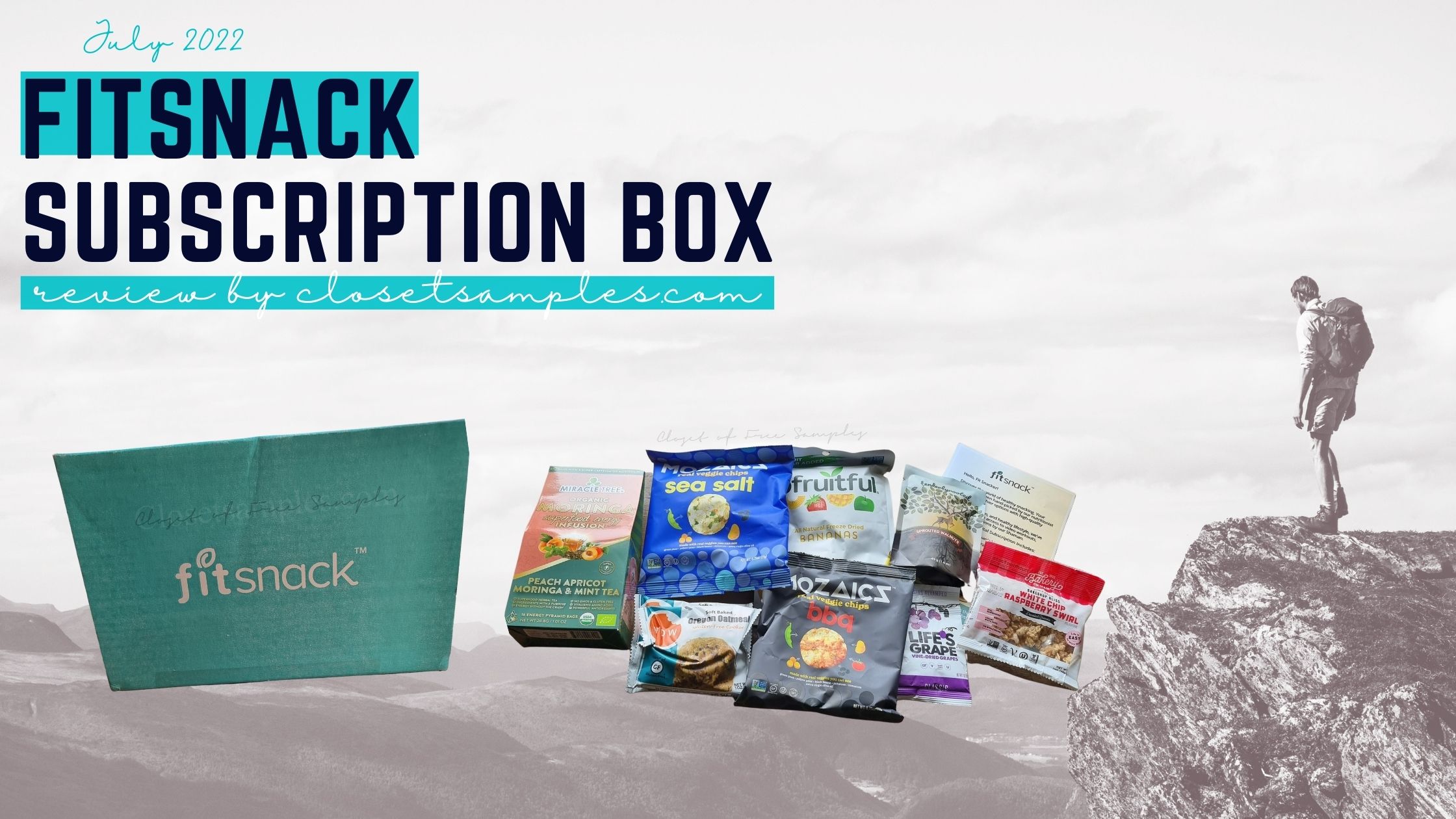 FitSnack Subscription Box July 2022 Review closetsamples
