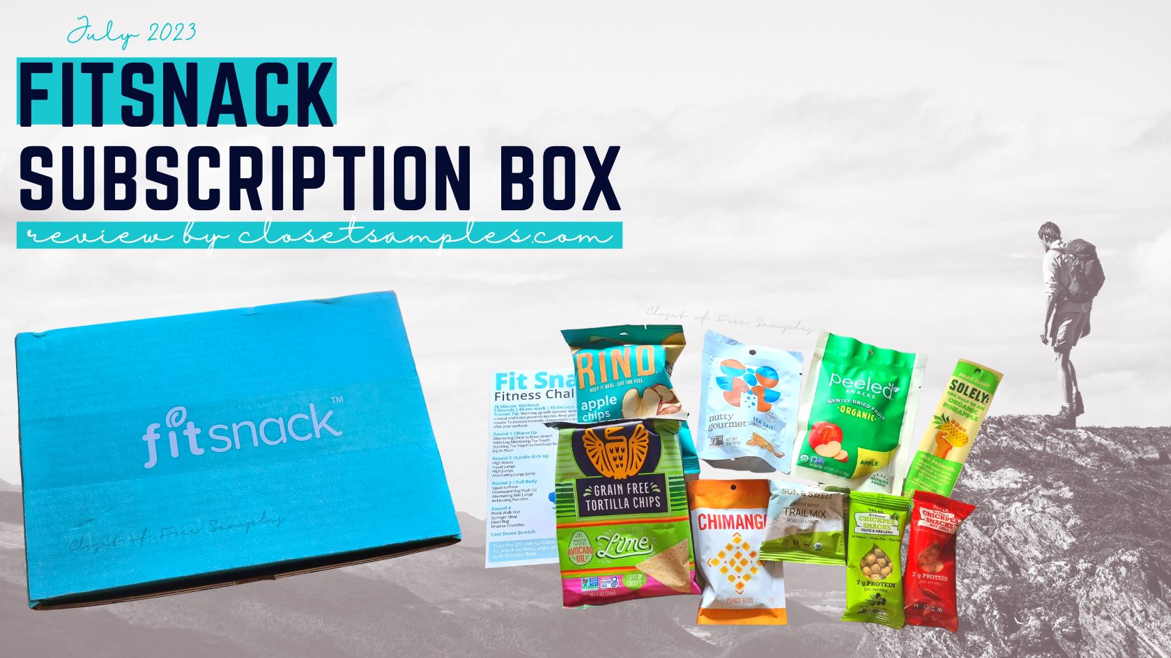 FitSnack Subscription Box July 2023 Review closetsamples