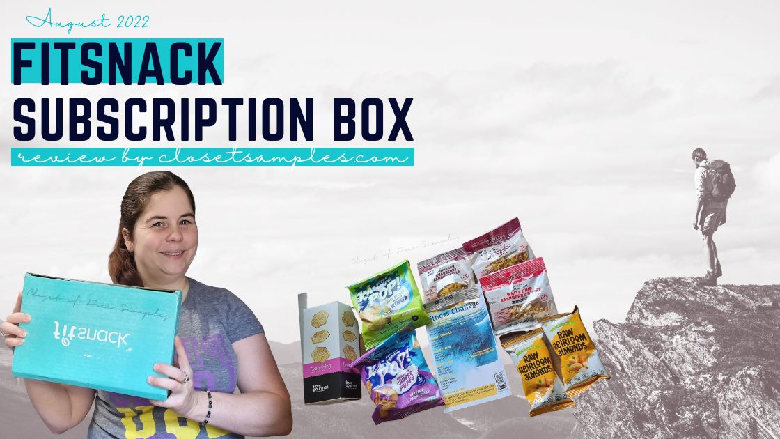 FitSnack Subscription Box august 2022 Review closetsamples