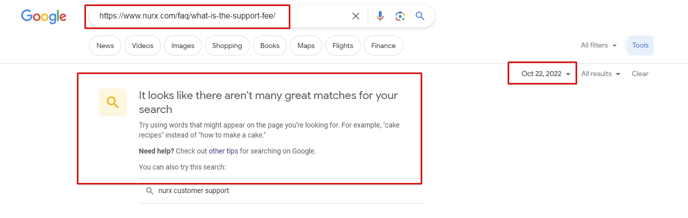 Support Fee didnt exist at time of sign up