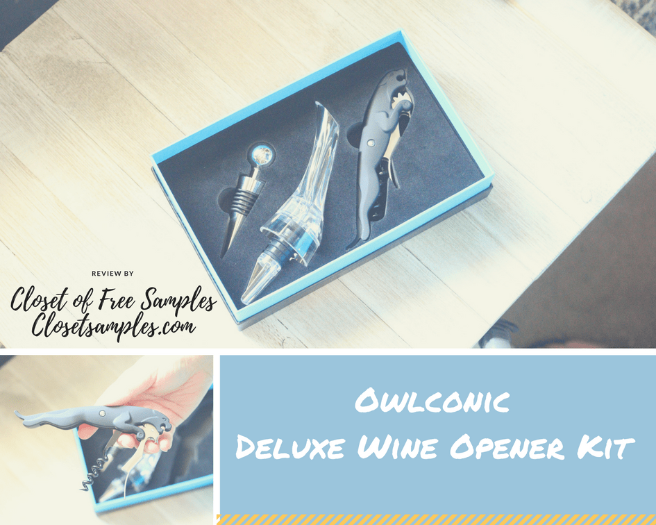 Owlconic Deluxe Wine Opener Ki...