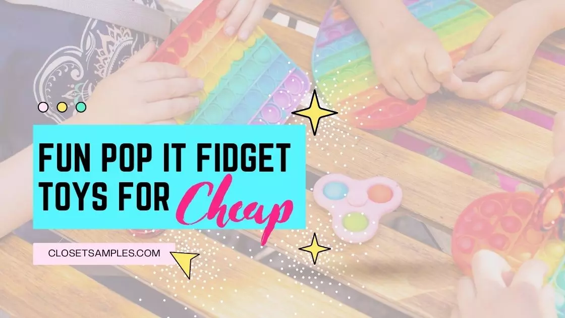 Fun Pop It Fidget Toys for CHEAP closetsamples