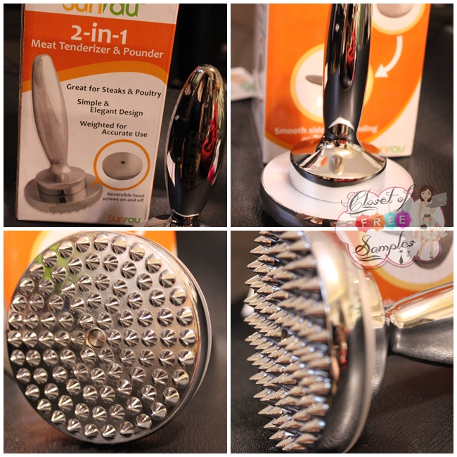 Sunrau 2-in-1 Meat Tenderizer and Pounder #Review