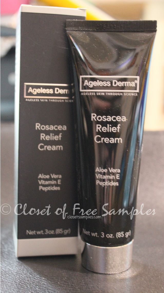 {Giveaway} Ageless Derma Natural Rosacea Relief Cream #Review