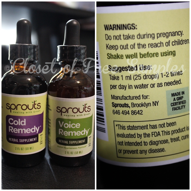 Sprouts Voice Remedy And Cold Remedy #Review