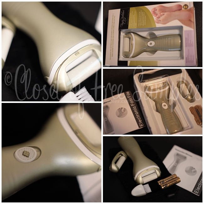 {Giveaway} Electronic Callus Remover and foot file #Review