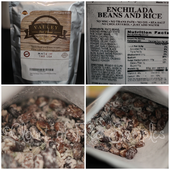 Valley Food Storage: Enchilada Beans & Rice #Review