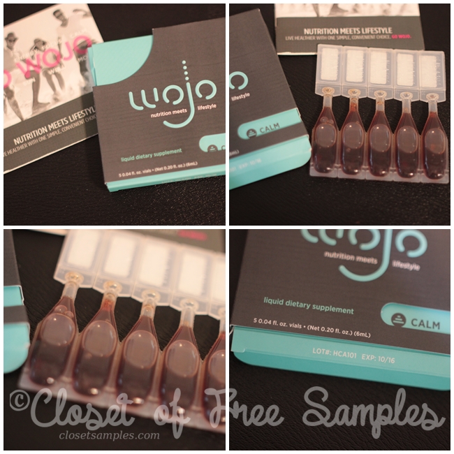 WojoCALM 5-pack (5 single-use liquid supplements) Review