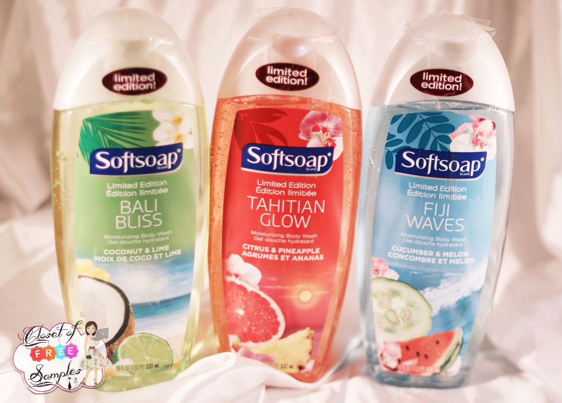NEW Softsoap Limited Edition Summer Body Washes #Review